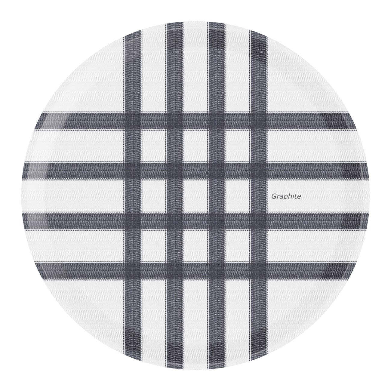 FROQE - TRAY_PLATE_WV - SKU_TRA237GRAP25 - Graphite - round_25cm_9.84in - MEAL & TRADITION by Forbicon - Sweden